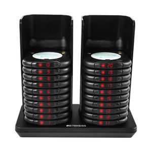 Système d'appel sans fil anti-basculement pour hôpital/clinique/restaurant, avec pagers empilables et alarme anti-chute, modèle RETEKESS TD186 - Product Image 2