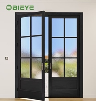 Porte en aluminium française classique intemporelle, dotée d'un design écoénergétique et d'un cadre super durable