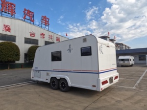 Mini-caravane <span class=keywords><strong>de</strong></span> voyage moderne et légère avec une disposition intelligente <span class=keywords><strong>pour</strong></span> 4 personnes, couples et voyageurs en solo, grand confort - Product Image 3