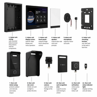 Kit d'interphone vidéo PoE pour villa avec application intelligente Tuya