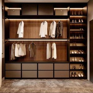 Armario de Pie de Alta Gama para Dormitorio, Moderno, con Múltiples Espacios de Almacenamiento - Product Image 1