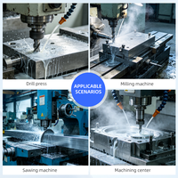 Huile de coupe métallique à haute lubrification, fluide de travail des métaux non ferreux, liquide de refroidissement synthétique anti-taches pour alliages d'aluminium et de cuivre