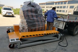 Plateforme de levage hydraulique mobile sans fosse fixe, universelle pour conteneurs et camions, efficace - Product Image 3