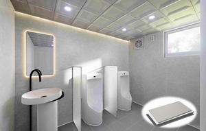 Panel de Pared de PVC de Diseño Geométrico Moderno OEM ODM de 190*145 (mm) para Almacenes, Oficinas, Espacios Exteriores, Hogares, Estudios, Baños e Interiores - Product Image 3