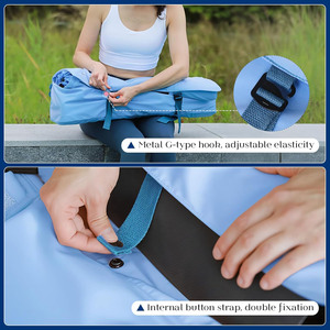 Free Sample Fashion Women Polyester Tote <b>Bag</b> with Zipper Waterproof Compartments for <b>Work</b> <b>Nurse</b> Dance Yoga Gym Sport & Travel - Product Image 4