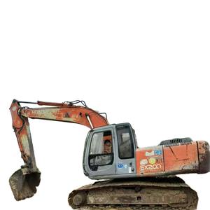 HITACHI รถขุดมือสองเครื่องขุดไฮดรอลิคตีนตะขาบ EX200-5 20ตัน - Product Image 1