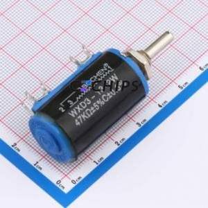 Resistencia Ajustable/Potenciómetro WXD3-13-2W 47K (Resistencia: 47kOhm) (Precisión: 5%) - Product Image 1