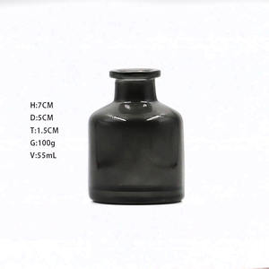 Bouteilles de diffuseur en verre faciles à utiliser Bouteille de diffuseur givrée de 50ml Bouteille de diffuseur blanche - Product Image 4