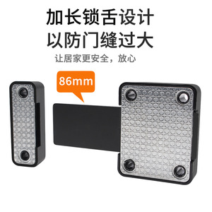 Serrure à combinaison Jin Aoding en alliage de zinc, rotation à 360 degrés, pour armoire, tiroir, porte de placard, version étendue - Product Image 4