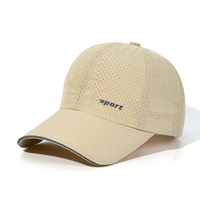 Gorras de Béisbol con Visera Curva de Malla Transpirable de Secado Rápido, Venta al Por Mayor de Fábrica, Logotipo Personalizado Disponible, con Visera Reflectante