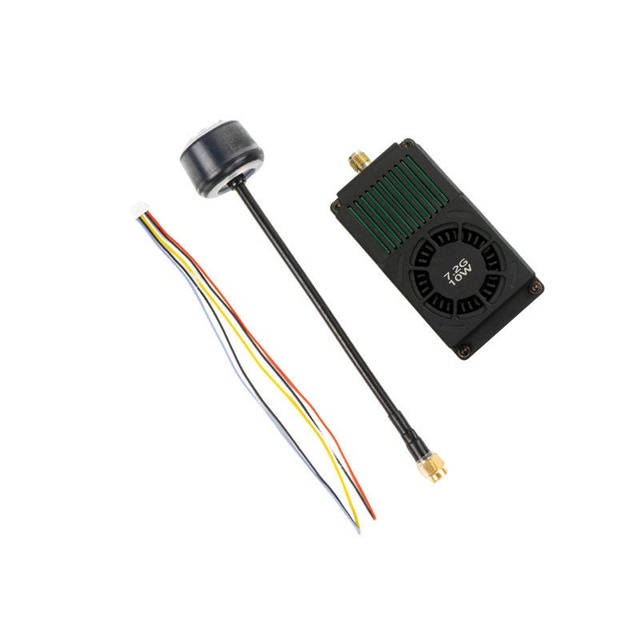FPV VTX 6.1-7.2G 10W High-Power Video Transmitter 7.2G Receiver for Drone Racing