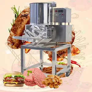 Industrial Korean Meat Cutlets Form Patty Pie Shape Machine to Make Burger for Restaurant