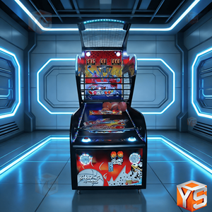 ZDYS Machine d'arcade de basketball <span class=keywords><strong>Hot</strong></span> <span class=keywords><strong>Shot</strong></span> à faible MOQ avec difficulté réglable, construction métallique, interface en anglais, garantie 1 an - Product Image 2