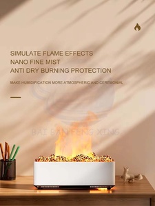 Mới bảy màu ngọn lửa hương liệu máy Nhà Phòng Ngủ Máy tính để bàn mô phỏng lò sưởi độ ẩm lớn sương mù Máy tạo độ ẩm - Product Image 6
