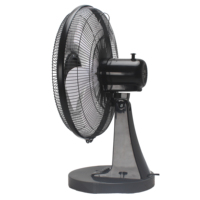 Ventilateur de table électrique de 16 pouces avec commande mécanique - 3 vitesses réglables, faible bruit et économie d'énergie pour la maison et le bureau, refroidissement de l'air