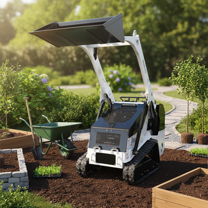 รถตักดินขนาดเล็กแบบมีข้อต่อ ยี่ห้อจีน ราคาประหยัด ใช้เครื่องยนต์ดีเซล แบบมีล้อ  รถตักดินขนาดเล็กแบบมีราง  รถตักดินแบบสกิดสเตียร์จากจีน - Product Image 1