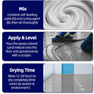 Sabbia Colorata Naturale Non Tossica ad Alta Densità per Lavoretti Fai-da-Te per Bambini, <span class=keywords><strong>Pittura</strong></span> con la Sabbia e Giochi da Spiaggia - Product Image 2