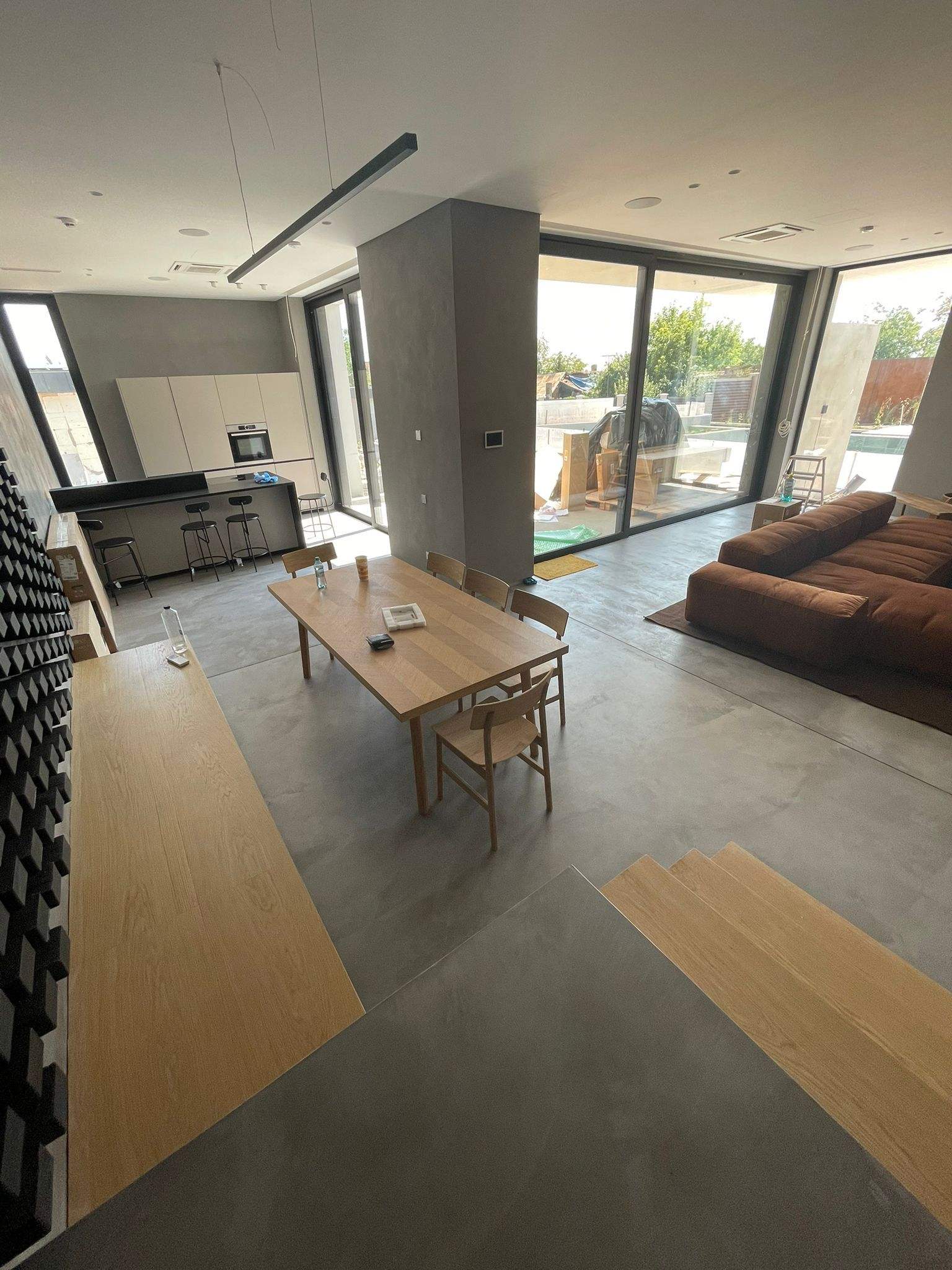 Capa de nivelación multicolor