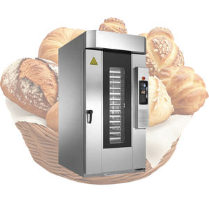 Horno de Convección Rotatorio Comercial de 15 Bandejas, a Gas/<span class=keywords><strong>El</strong></span>éctrico, para Panadería, Pasteles, Pan, Baguettes, Bollos al Vapor y <span class=keywords><strong>Pizza</strong></span> - Product Image 4