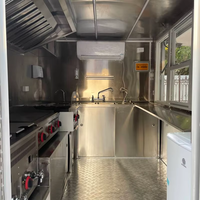 Remorque alimentaire mobile personnalisée de haute qualité 220V, chariot de restauration rapide pour la vente en rue, utilisation commerciale, chariot à hot-dogs, bonbons et snacks en tôle galvanisée