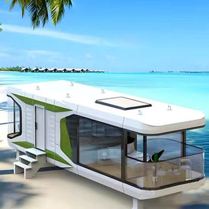 Maison en conteneur de luxe haut de gamme Design moderne Capsule spatiale inspirée Portable préfabriqué en acier panneau sandwich intérieur pour - Product Image 4