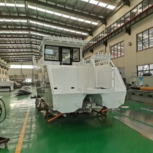 Catamarán de aluminio pequeño, barco a motor, yate en venta, catamarán de crucero - Product Image 4