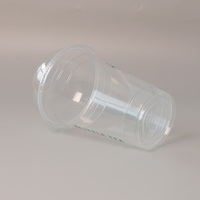 Vaso Desechable Biodegradable de PP Transparente de Pared Simple para Café y Limonada, 5 oz, 10 oz, 568 ml, 12 oz, Personalizable
