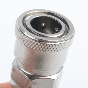 Truck Air Tank Intake <b>Connector</b> <b>Quick</b> Connect Straight Elbow Metal Pneumatic Part For Vehicle Dust Blower Kit - Product Image 2