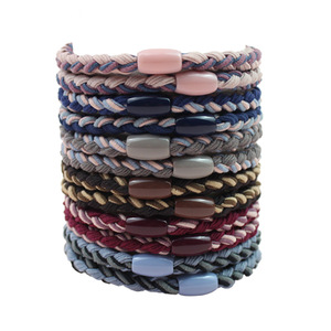 Juego de coleteros elásticos trenzados de alta elasticidad <span class=keywords><strong>para</strong></span> niñas, ideales <span class=keywords><strong>para</strong></span> venta al por menor, ¡los más vendidos transfronterizos! - Product Image 4