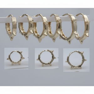 Trendy Gold Plated Geometric <b>Ear</b> <b>Clips</b> Diamond and Pearl <b>Clip</b>-On Earrings Reflecting Your Fashion Taste - Product Image 1