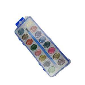 Peinture à l'aquarelle solide, 50 demi-pots de couleurs assorties, ensemble pour la peinture à l'aquarelle - Product Image 5
