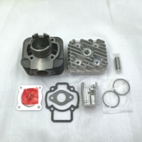 Kit Cylindre Culasse de Course Gros Alésage 40mm 50cc pour Moteurs Moto Gilera Italjet Typhoon Xr 50cc 2T Piaggio