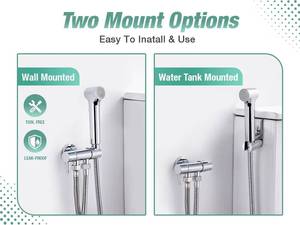 Modern Sleek Design Bathroom Fresh Clean Water Sprayer Bidet Toilet Seat Companion - Product Image 4