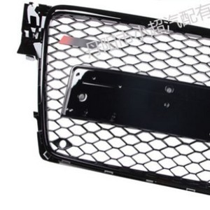Audi Rs4 Grille B8 08-12 Black Abs Plastic Front Bumper Replacement Part - Product Image 2