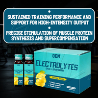 Solution orale d'hydratation électrolytique sans sucre, faible en calories, pour la récupération de la déshydratation et l'hydratation quotidienne