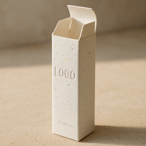 Krem kutu ambalaj için özel Logo baskılı lüks dokulu kaplama sert karton kağıt - Product Image 5