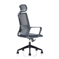 Chaise de bureau ergonomique en maille Hbada Chaise de patron pivotante de style moderne avec tissu Silla Oficina