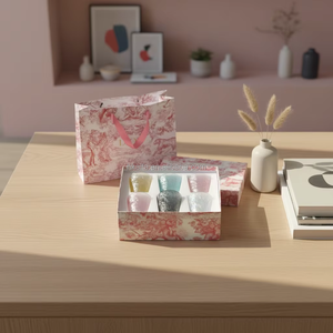 Vasos de Cristal Plegables Ecológicos Hechos a Mano Alfa, Coloridos y de Diseño Glaciar, Juego de Regalo de Alta Calidad, Superventas - Product Image 3