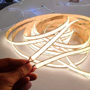 DC 24V esnek çift sıra 12mm PCB 99cob <span class=keywords><strong>Led</strong></span> ışık şerit FCOB <span class=keywords><strong>Led</strong></span> ışık şerit yok voltaj düşüşü - Product Image 5