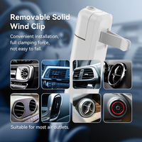 Diffuseur de voiture intelligent à clipser sur grille d'aération avec logo personnalisé, parfum longue durée, haute performance, vente en gros