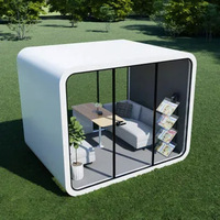 Modules de bureau de jardin préfabriqués mobiles, bâtiments de bureau extérieurs, maisons, écoles, hôtels, installation rapide, étanches, modernes