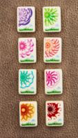 Crisloid Letra Mahjong – Ensemble de luxe moderne en acrylique gravé et peint, fabriqué aux États-Unis, idéal pour les réunions entre amis, vente au détail et en gros