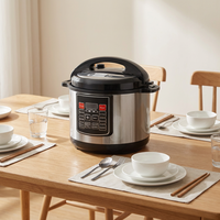 Cuisinière à pression de haute qualité pour la maison, 4L, 5L, 6L, 8L, 10L, 12L, avec cuve intérieure en aluminium, multifonction, électrique