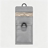 Pochette Faraday personnalisée en gros pour téléphone, blindage de signal avec fermeture à pression verrouillable, spéciale étudiants, avec dissolvant magnétique assorti