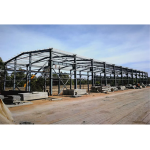 อาคารสำเร็จรูป / <span class=keywords><strong>บ้าน</strong></span>สำเร็จรูป / โกดังโครงสร้างเหล็กสำเร็จรูปสำหรับอุตสาหกรรมก่อสร้าง - Product Image 4