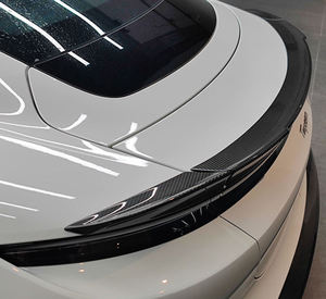 Pour Porsche <span class=keywords><strong>Taycan</strong></span> 4S <span class=keywords><strong>GTS</strong></span> Turbo S GT 2019-2024 Aileron arrière en fibre de carbone Spoiler de coffre Bec de canard - Product Image 3