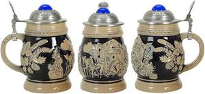 Stein de cerveza Oktoberfest de 0.6L para <span class=keywords><strong>Stanley</strong></span> Steel Alemania Bierkrug <span class=keywords><strong>vaso</strong></span> para beber <span class=keywords><strong>tapa</strong></span> de peltre caballo Portawrap <span class=keywords><strong>termo</strong></span> porcelana para - Product Image 2