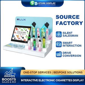 Exhibidor de Sobremesa Interactivo Inteligente Personalizado de Acrílico con Pantalla LCD e Iluminación LED para Exposiciones - Product Image 1