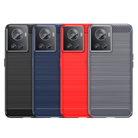 Oneplus — coque de téléphone portable, en fibre de carbone TPU souple brossé, antichoc, pour oneplus 10R ou Oneplus ACE
