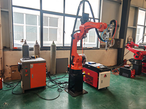 เครื่องเชื่อมหุ่นยนต์อัตโนมัติ 6 แกน พร้อมหัวเลเซอร์อุตสาหกรรมและกล้อง CCD สำหรับยานยนต์/พลังงานใหม่ และการผลิตแผ่นโลหะ - Product Image 2
